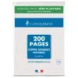 50  dubbele vellen schrijfpapier A4 70g 5x5 9 perforaties 
