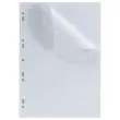 50  dubbele vellen schrijfpapier A4 70g 5x5 9 perforaties 