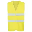 Fluogeel veiligheidsvest - 2 reflecterende strepen - RG