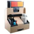 Mobiele bureau organizer oxford in gerecycleerd karton 