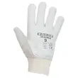 12 paar Ergos handschoenen - Maat 8 - wit - RG 