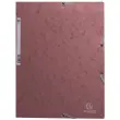 Elastische mappen 3 kleppen Skandi Oudroze Exacompta