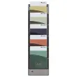 Wanddisplay A5 in metalen gaas