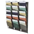Wanddisplay A5 in metalen gaas
