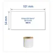 Rol van 220 witte etiketten 101x54 mm voor DYMO LW 450 