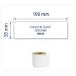 Rol van 110 witte etiketten 190x59 mm voor DYMO LW450