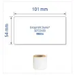 Rol van 100 witte labels 101x54 mm voor DYMO LW 450 