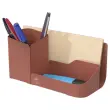 Bureau-organizer in metaal - Terracotta