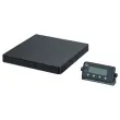 Elektronische weegschaal voor pakketten 300kg staal plateau XL 40x40 cm