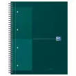 Spiraalnotitieboek A4+, 160p, 5x5, Oxford international Groen