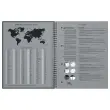Spiraalnotitieboek A4+, 160p, 5x5, Oxford international Petrol 