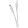 USB-C/USB-C siliconenkabel - Wit 
