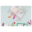 6 Zachte A4 zip DJOIS mappen - Assortiment kleuren