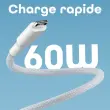 Magnetische USB-C/USB-C-kabel - Blauw