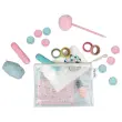 6 Zachte A5 zip DJOIS mappen - Assortiment kleuren
