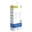 USB-C oplaadkabel van gerecycled plastic 1,2 m - Wit 