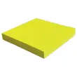Blok zelfklevende memoblaadjes 75 x 75 mm Fluogeel