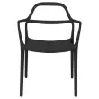 2 zwarte NOVA binnen/buitenstoelen