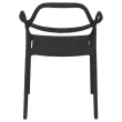 2 zwarte NOVA binnen/buitenstoelen