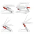 Ergonomische steun voor laptop - wit