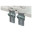 Dubbele BE Flexibele Dual schermhouder wit - Bakker 
