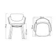 2  WITTE TULIP STOELEN GEMONTEERD 
