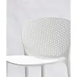 2 BUIKSTOELEN BINNEN / BUITEN WITTE POLYPROPYLEEN
