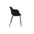 FAUTEUIL WEEKLY METAAL ZWART
