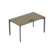 Bureau Bastia B 160 geaderde eik/antraciet