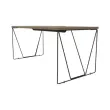 BUREAU BEAUNES L 160CM EIKEN VAAT / ZWART
