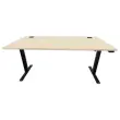 BUREAU ECO ELECTRIQUE ACACIA/ZWART MONTE 160 x 80 cm