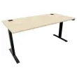 BUREAU ECO ELECTRIQUE ACACIA/ZWART MONTE 160 x 80 cm