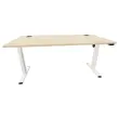 BUREAU ECO ELECTRIQUE ACACIA/WIT MONTE 160 x 80 cm