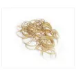 Zak met smalle rubberen armbanden SIGN 80 mm 1 kg kleur blond