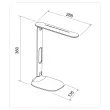 Bureau lamp Led Foley wit 