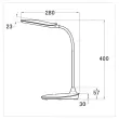 Bureau lamp Led Leon wit