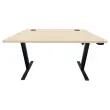 BUREAU ECO ELEKTRISCH ACACIA/ZWART MONTE 120X 60 CM 