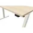 BUREAU ECO ELEKTRISCH ACACIA/WIT GEMONTED 120X 60 CM 