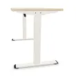 BUREAU ECO ELEKTRISCH ACACIA/WIT GEMONTED 120X 60 CM 