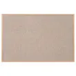 Grijze stoffen tableau houten frame 40 x 60 cm