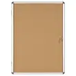 Binnenvitrine met draaideur earth kurk 9A4 