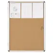 Binnenvitrine met draaideur earth kurk 9A4 