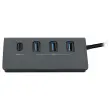 Hub 4-in-1 USB-A & USB-C 3.0 in aluminium naar 3x USB-A + 1x USB-C