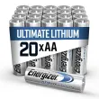 20 lithiumbatterijen ENERGIZER Ultimate L91 (AA)