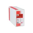 100  Witte versterkte kraftzakken met siliconenband 229x324mm met een bodem van 30mm 