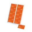 200  Bedrukbare etiketten voor badges 5,4 x9 cm 