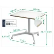 Pneumatisch zit/sta bureau 