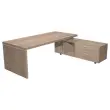 Bureau directie FLORENCE credenza voeten panelen