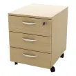 Mobiele kast 3 platte lades 