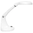 Bureau lamp met loep UNILUX - Wit 